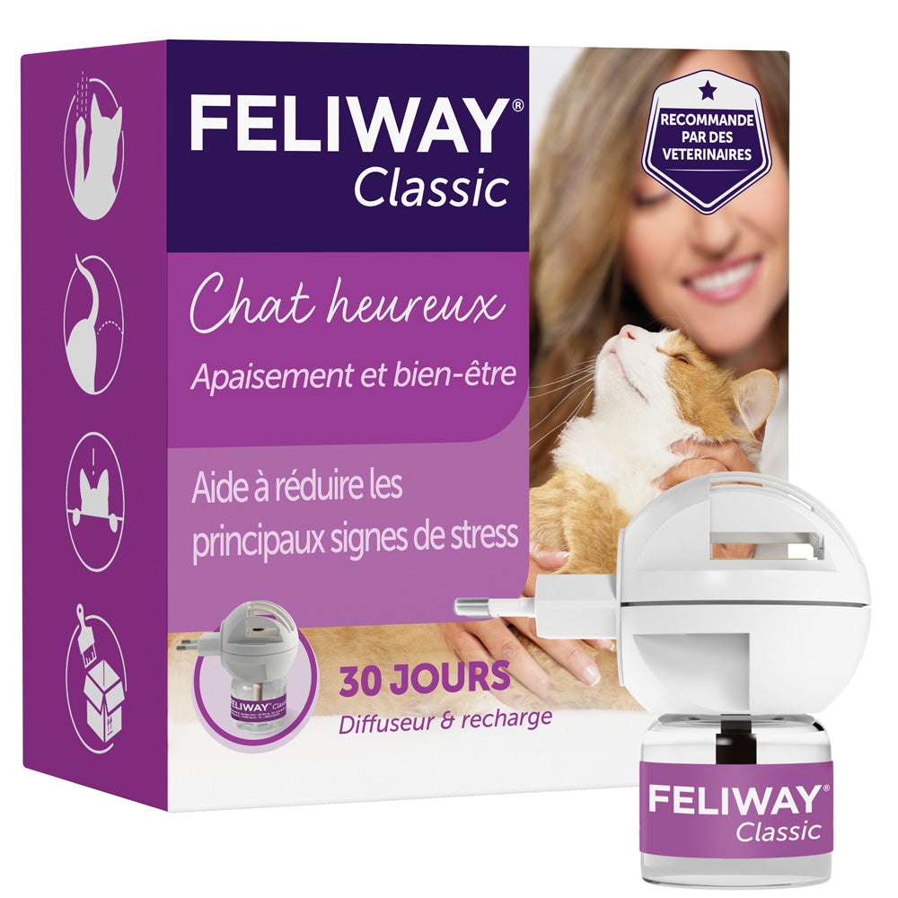 Feliway - Friandises Happy Snack au Poulet pour Chats - 6x15g
